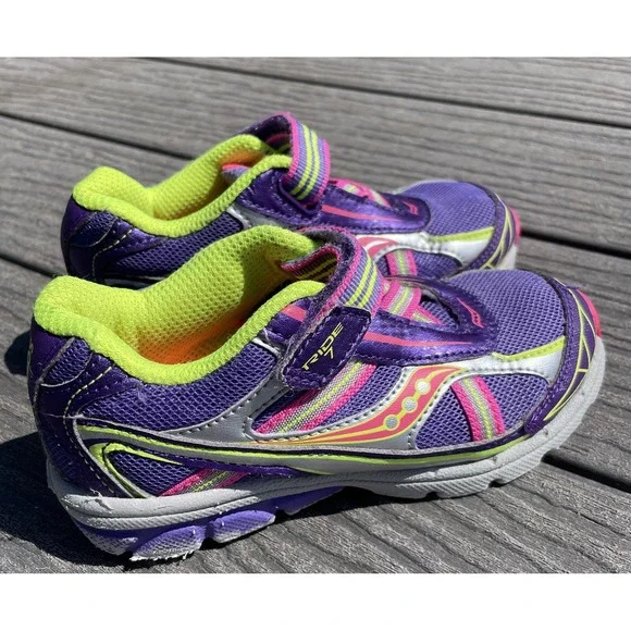 Saucony Sneaker Girls' Baby Ride Shoe (Toddler/Little Kid) * size 9.5 - Picture 9 of 9